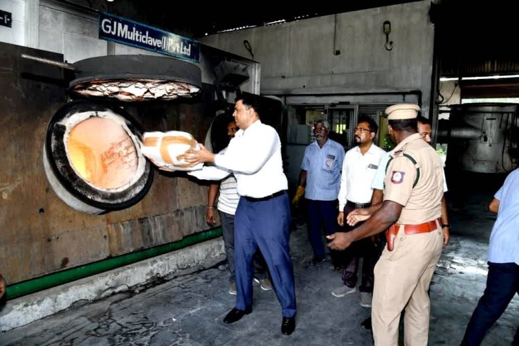 197 வழக்குகளில் பறிமுதல் செய்யப்பட்ட 1,023 கிலோ போதைப் பொருட்களை தீயிட்டு அழித்தது காவல்துறை