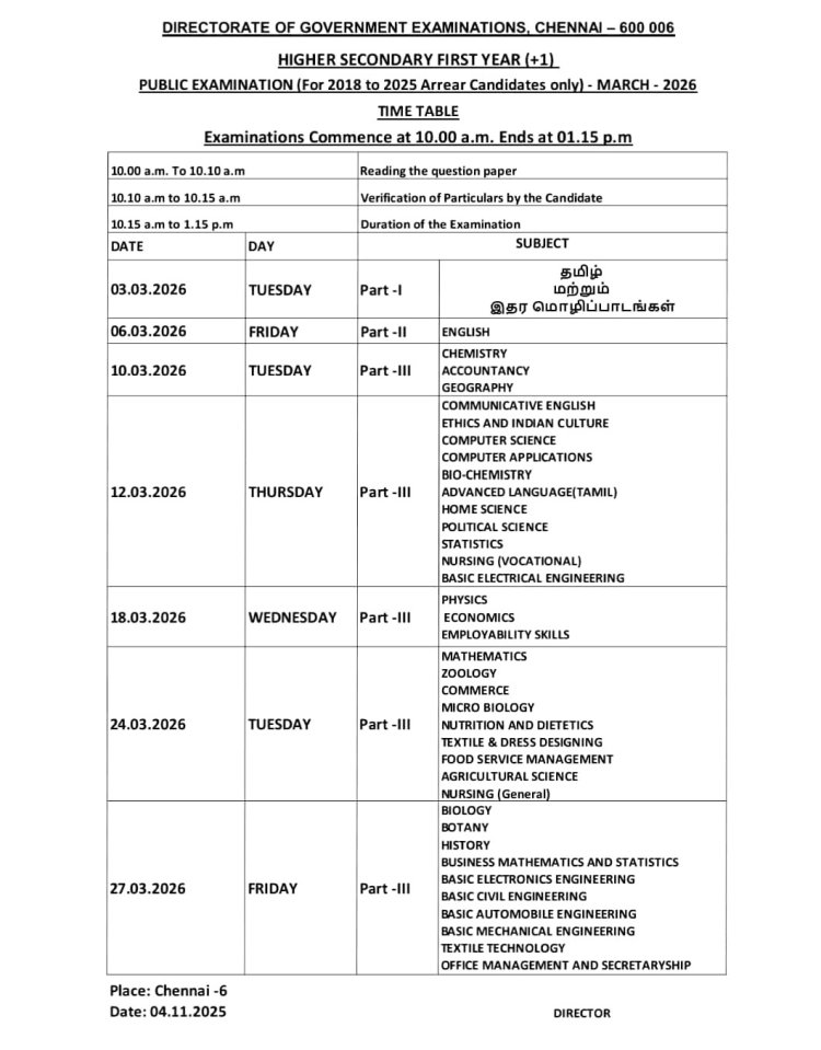 10 மற்றும் 12ம் வகுப்பு பொது தேர்வு