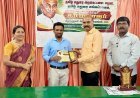   மதுரை மணியம்மை மழலையர் பள்ளியில் இன்று தமிழக அரசின் தூய தமிழ் பற்றாளர் விருது பெற்ற பேராசிரியர் அவர்களுக்கு பாராட்டுகளை தெரிவித்துக் கொள்கிறது கலியுக நாரதர் மாதாந்திர இதழ் நிர்வாகம்
